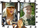 christina aguilera military